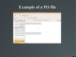 Example of a PO file  