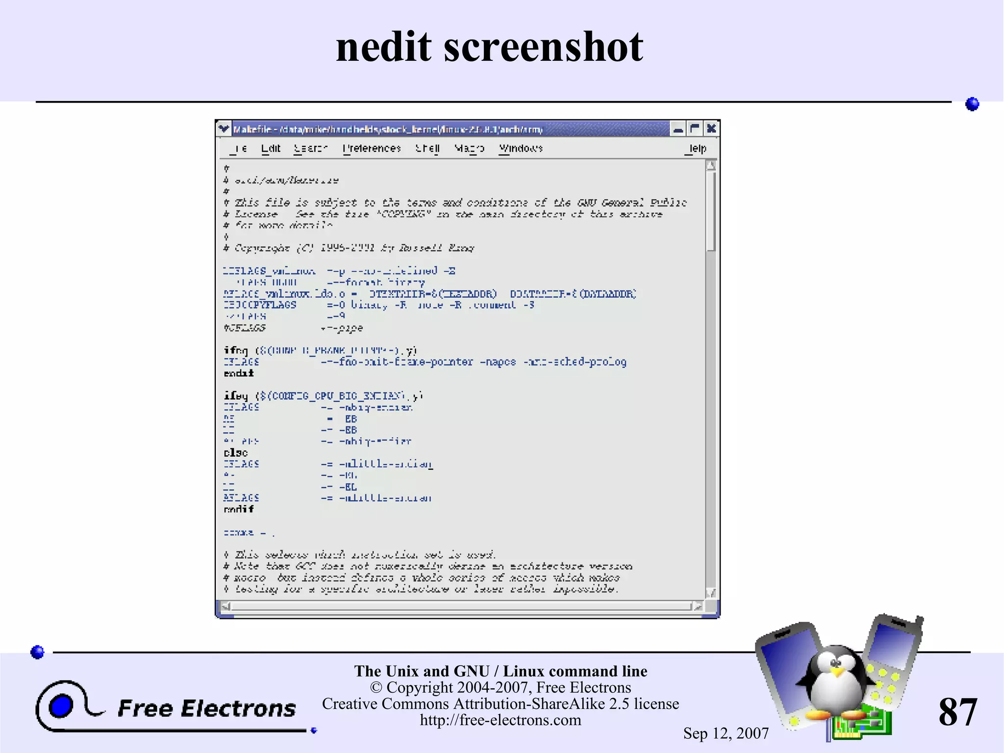 nedit screenshot 