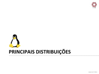 PRINCIPAIS	
  DISTRIBUIÇÕES	
  

João	
  Sá	
  //	
  2013	
  

 
