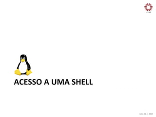 ACESSO	
  A	
  UMA	
  SHELL	
  

João	
  Sá	
  //	
  2013	
  

 