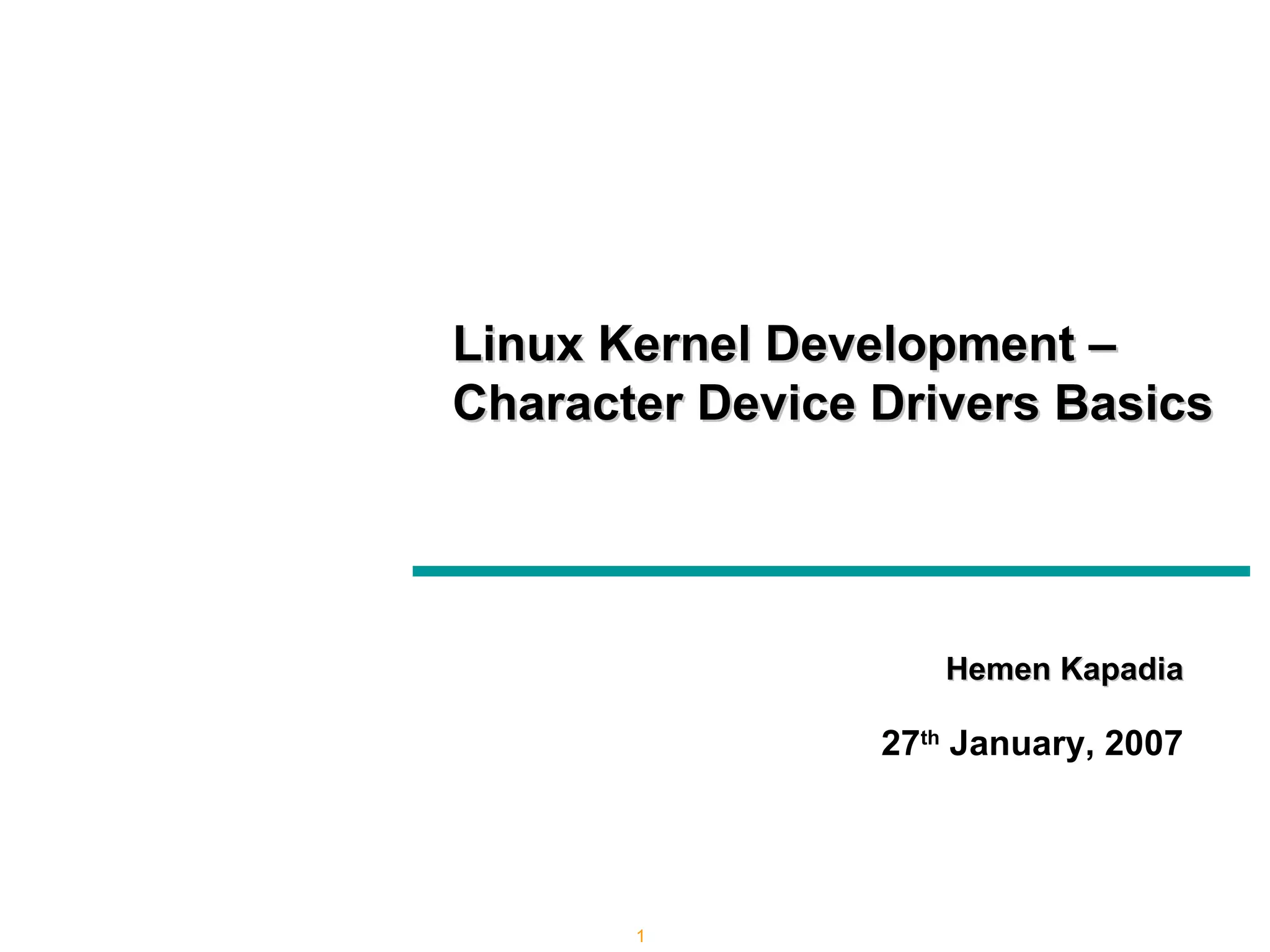 Linux Kernel Development | PPT | Operating Systems | Computer Software ...