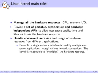 Linux Kernel and Driver Development Training | PDF
