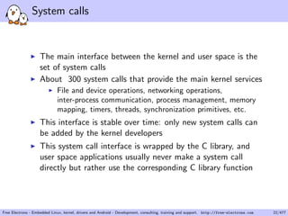 Linux Kernel and Driver Development Training | PDF