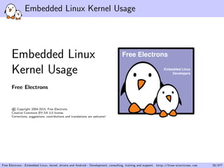 Linux Kernel and Driver Development Training | PDF