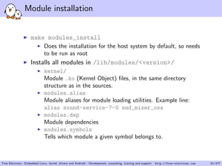 Linux Kernel and Driver Development Training | PDF | Operating Systems ...