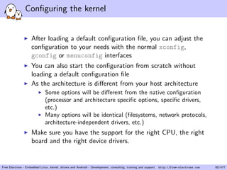 Linux Kernel and Driver Development Training | PDF