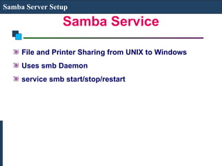Comprehensive Guide to NFS and Samba Server Setup and Configuration | PPT