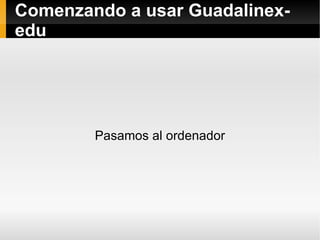 Currículum para alumnos 
