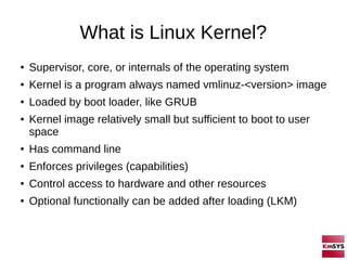 Linux Kernel | PDF