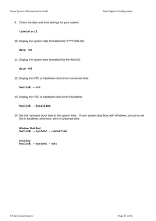 System Administrators Guide Linux system administrators-guide | ODT