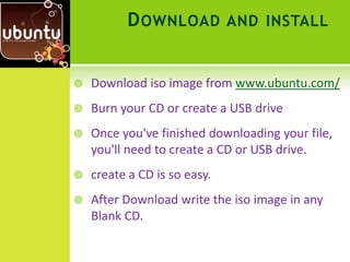 Ubuntu 7cd Linux ubuntu | PPTX