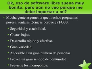 Linux Y FOSS Presentacion Version Colegio