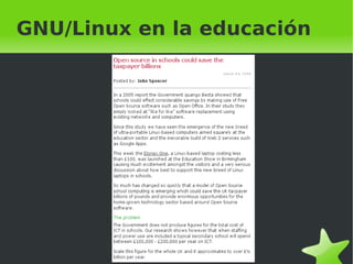 Linux Y FOSS Presentacion Version Colegio