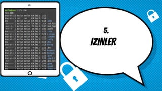 5.
IZINLER
 