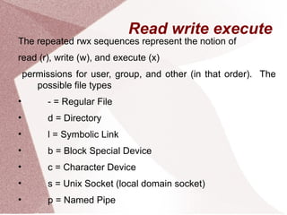 Rwx In Linux Linux | PPT