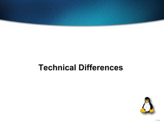 Technical Differences  
