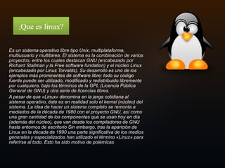 Linux | PPTX