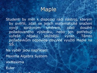 Na druhou stranu je potřeba míti na paměti, že cílem vzdělávání by mělo být vybavení edukanta prakticky použitelnými vědomostmi a dovednostmi. Zde je potřeba zvážit, do jaké míry jsou znalosti, které během výuky získá, použitelné pro praxi. Vzdělávání má sloužit edukantům, nikoli studijním plánům a edukátorům. 