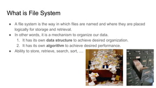 Linux and windows file system | PPTX | Operating Systems | Computer ...