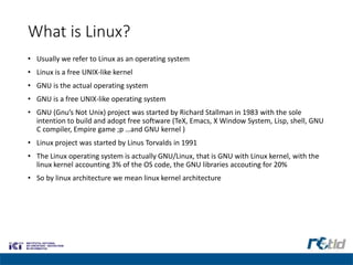 Linux architecture | PPT