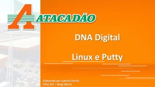 DNA Digital
Linux e Putty
Elaborado por Gabriel Danilo
Filial 267 – Mogi Mirim
 