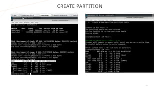 CREATE PARTITION
11
 
