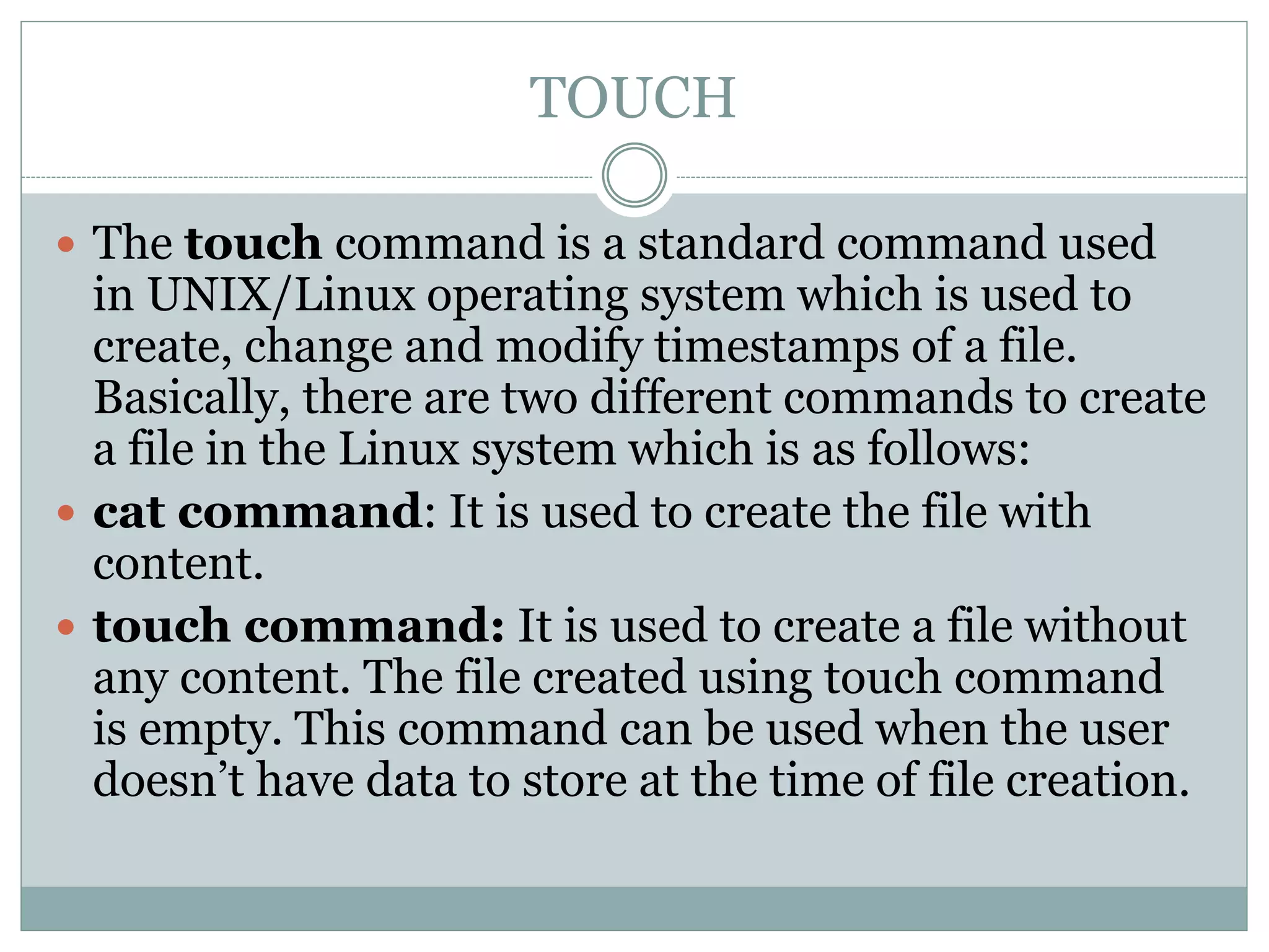 Linux basic commands_part1 | PPTX