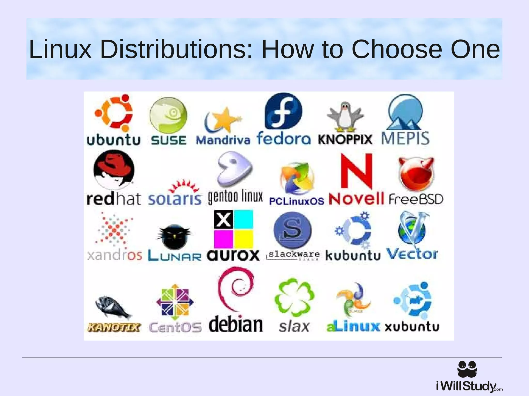 Linux Distributions: How to Choose One
 