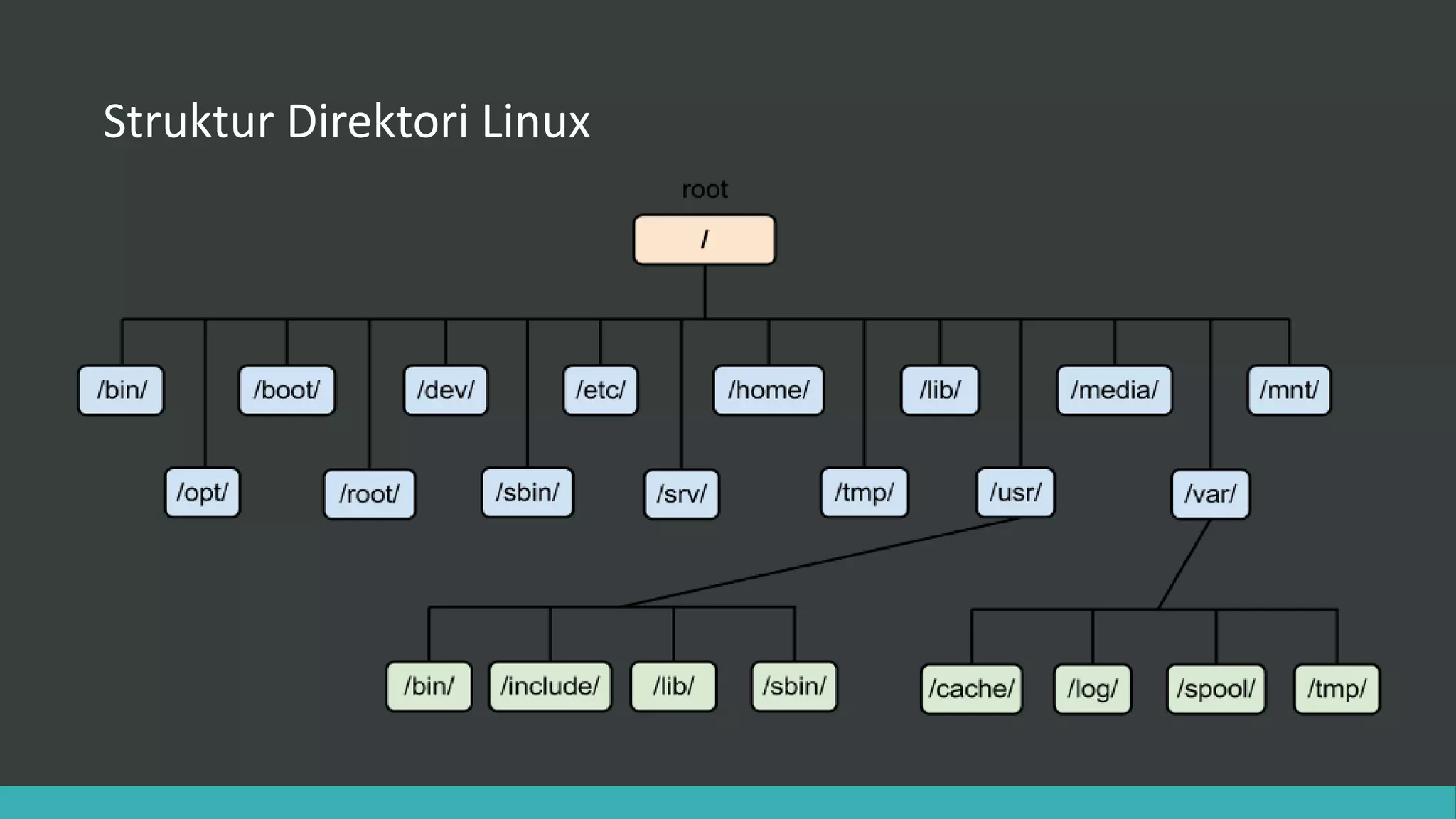 Struktur Direktori Linux
 