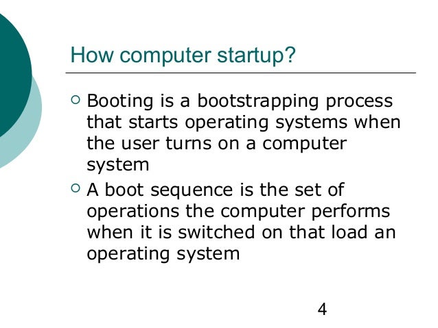 Linux booting procedure