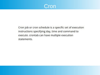 Cron
 