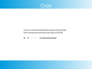 Cron
 