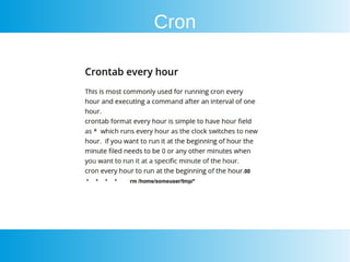 Cron
 