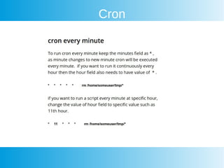 Cron
 