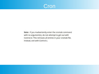 Cron
 