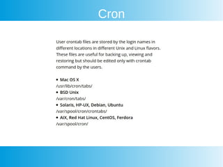 Cron
 
