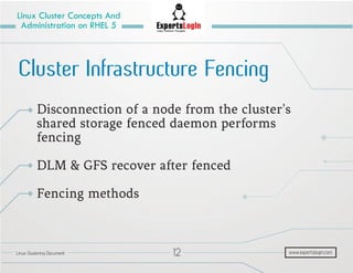 Linux Cluster Concepts | PDF