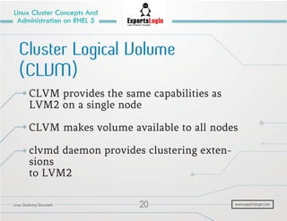 Linux Cluster Concepts | PDF