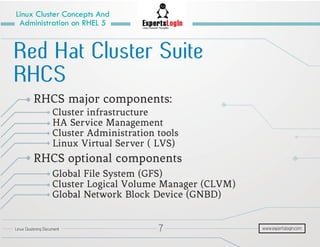 Linux Cluster Concepts | PDF