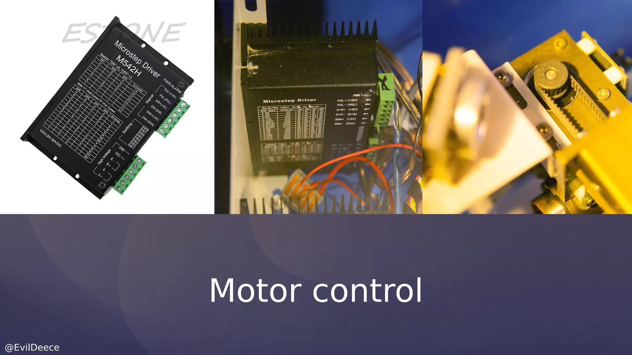 @EvilDeece
Motor control
 