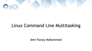 Linux Command Line Multitasking | PPT