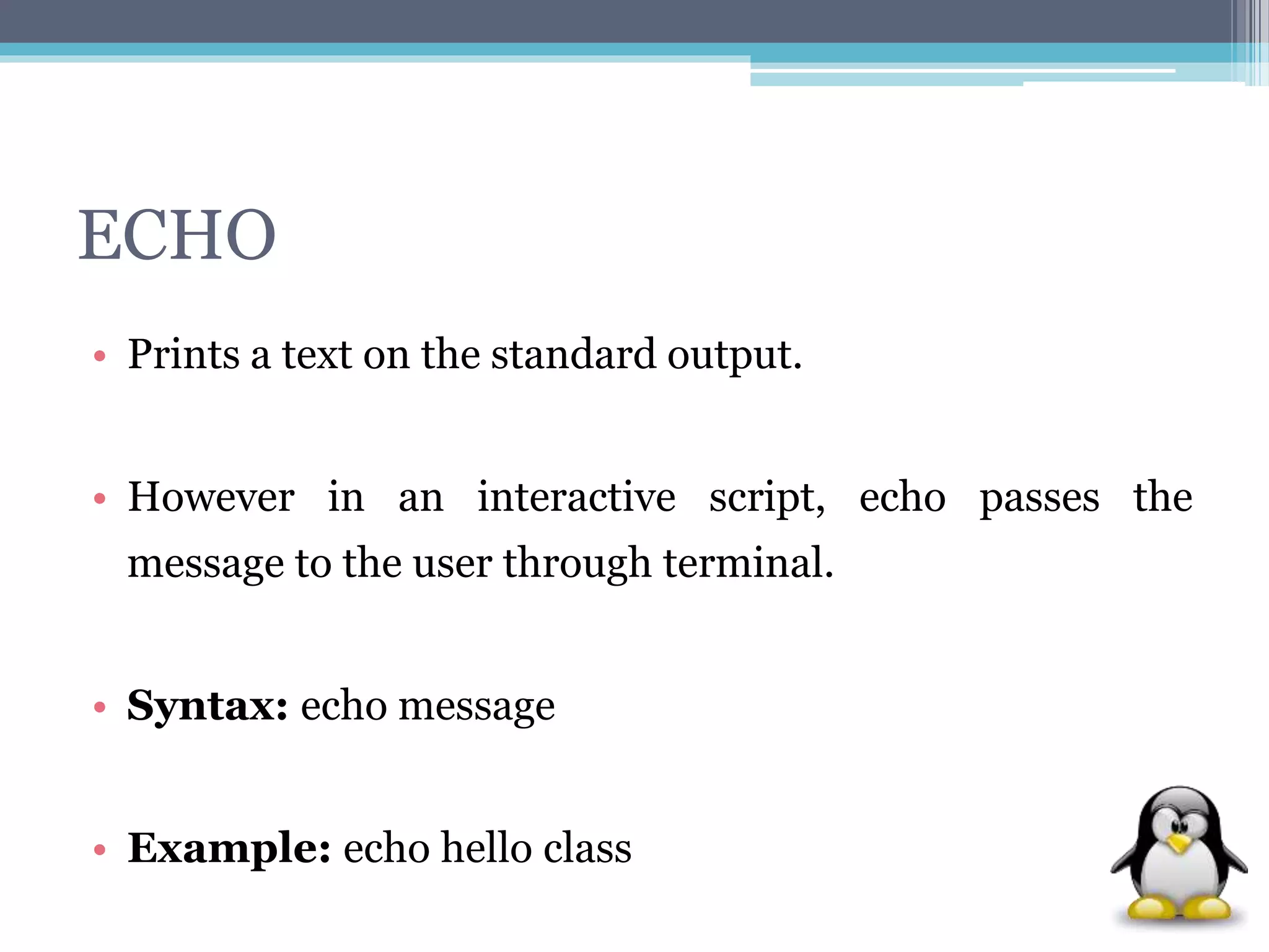 Linux commands | PPTX