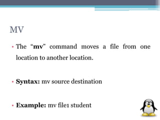 Linux commands | PPTX