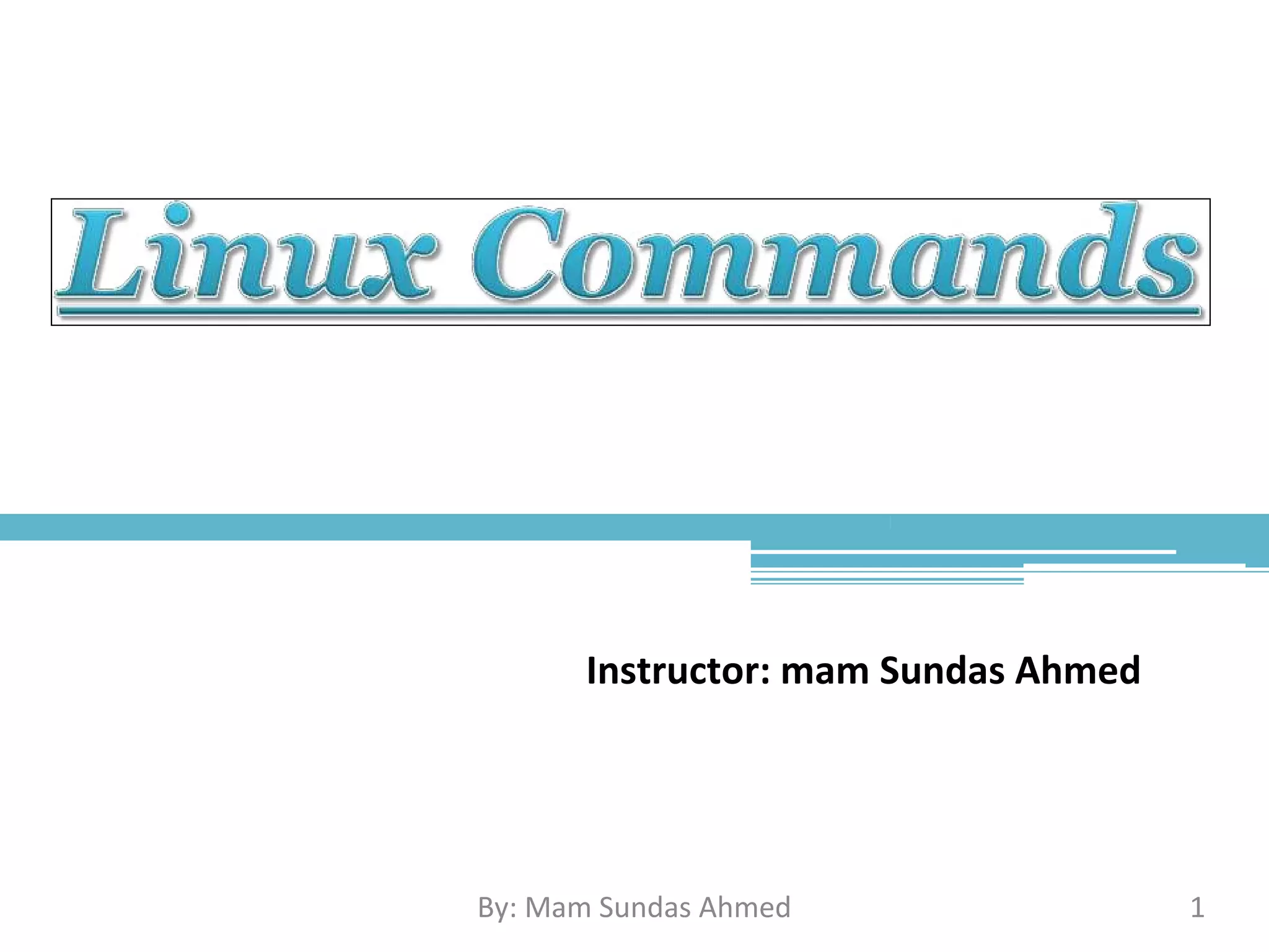 Linux Commands | PPT