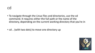 Linux commands | PPTX