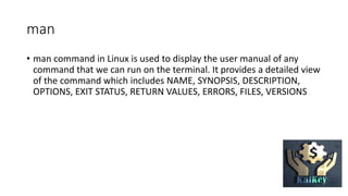Linux commands | PPTX