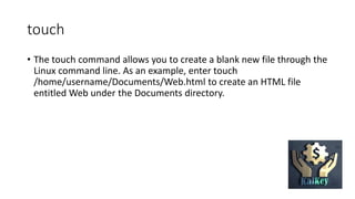 Linux commands | PPTX