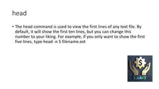 Head File Linux commands | PPTX