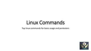 Linux commands | PPT