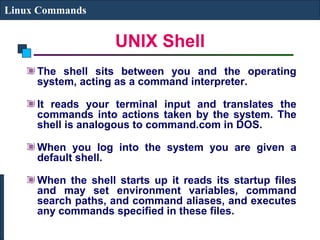 Linux commands and file structure | PPT